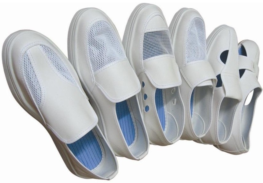 Giày linkword phòng sạch màu trắng an toàn chống tĩnh điện